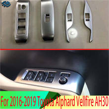 For 2016-2019 Toyota Alphard Vellfire AH30 Car Door Window Armrest Cover Switch Panel Trim Molding Garnish Left Hand Drive 2024 - buy cheap