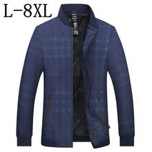 2019 New Men Jacket Spring Autumn Fashion Brand Loose Coats Male Casual Baseball Bomber Jacket Mens Overcoat Plus Size L-8XL 2024 - buy cheap