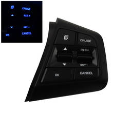 Steering Wheel Switch Buttons on Right Side Cruise Control Speed For Hyundai creta 2.0L Remote With Blue Light Replace Auto Part 2024 - buy cheap