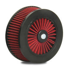 Red filter Element for harley touring air cleaner intakes street glide dyna softail sportster（ Red color ) 2024 - buy cheap