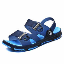 2019 New Summer  Men's Sandals Casual Beach Shoes Non-slip Student Sandals Dual-use Outdoor Hole Shoes 2024 - buy cheap
