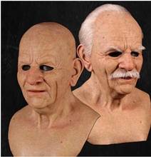 Old Woman Scary Face Mask Halloween Masks for Face Party Costume Masquerade Cosplay Grandma Silicone Full Head Latex Mask 2024 - buy cheap