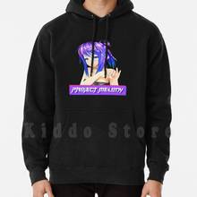 Projekt Melody-Sudadera con capucha de manga larga, prenda de vestir de manga larga, con estampado de Projekt Melody Project Projekt Melody Projektmelody 2024 - compra barato