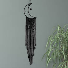 Eid Mubarak Dream Catcher Black Moon Novel Room Decoration Crafts Dreamcatcher Wind Chimes Nursery Decor 2024 - buy cheap