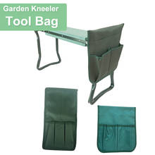 Jardim kneeler assento ferramenta saco portátil oxford ao ar livre para o joelho fezes ferramentas de jardinagem kit de ferramentas de armazenamento multifuncional pano saco 2024 - compre barato