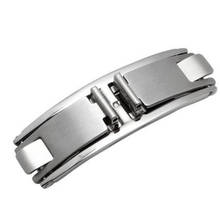 Для J12 керамический браслет bukcle пряжка-бабочка стальная пряжка 7 мм 7,5 мм 9 мм Серебристая Складная Пряжка для мужчин и женщин застежка 2024 - купить недорого