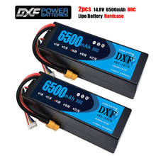 2PCS DXF LiPo 4S Battery 14.8V 6500mAh 5200mAh 80C 80C HardCase For RC Car Truck Truggy FPV Airplane Boat Buggy 2024 - buy cheap