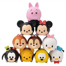 Disney TSUM TSUM Kawaii  Action Figure Toys Cute Mickey Minnie Pooh Bear Room Decoration Gifts for Children 10Pcs/Set 2024 - buy cheap