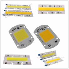 220V 20W 30W 50W 70W 100W LED Floodlight COB Chip, Integrated Smart IC Driver, Warm White cool white High power led chip 2024 - buy cheap