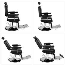 Silla de peluquería para hombre, sillón de alta gama, reclinable, color negro, HC222B, almacén de EE. UU. 2024 - compra barato
