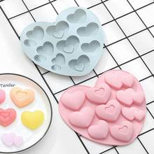 Cake Mold Reusable Heart Shaped Silicone Mold DIY Baking Tool Non-Stick Chocolate Jelly Candy Cookie Mold Kitchen Accessories 2024 - buy cheap