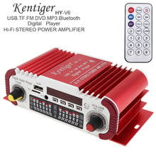 HIFI Bluetooth Car Power Amplifier FM Radio Player Digital Stereo Amplifier Audio for Cars Home Support SD USB DVD MP3 Input 2024 - buy cheap