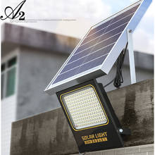 A2 100-400W LED Wall Lamp Solar Lighting Super Bright Large Capacity Battery Spotlight Wireless Outdoor Waterproof 2024 - buy cheap