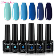 8ml Sapphire Navy Blue Color Series Varnish Gel Nail Polish Kit Set Soak Off UV LED Gel Nail Lacquer Nail Manicure Gel-F 2024 - buy cheap