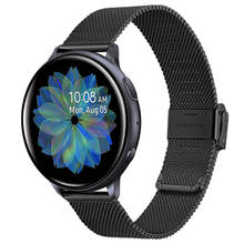 Correa de acero inoxidable para Samsung Galaxy Watch, pulsera Milanesa De 20mm, 22mm de ancho, 42mm y 46mm, correa de liberación magnética de Metal 2024 - compra barato