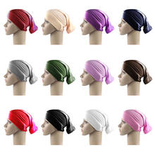 Muslim Women Hijab Underscarf Turban Cotton Stretch Headwear Beanie Bone Bonnet Hair Loss Cover Islamic Headscarf Baggy Caps Hat 2024 - buy cheap