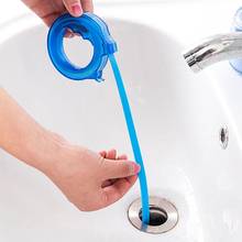 Kitchen Sink Pipe Drain Clog Removal Hair Strainer Hook Pole Bathroom Floor Sewer Outlet Anti Clogging Hair Catcher Cleaner Rod 2024 - buy cheap