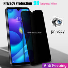 9H Full Glue Cover Privacy Tempered Glass for Xiaomi Mi Play Anti Peeping Screen Protector for XiaoMi Play Protective Film Glass 2024 - buy cheap