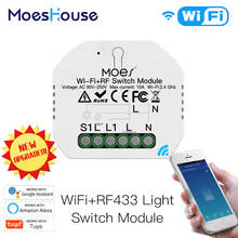 MiNi Wifi Smart Light Switch Diy Breaker Module Smart Life/Tuya APP Remote Control,Works with Alexa Echo Google Home 1 2 Way 2024 - buy cheap