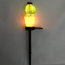 Garden Outdoor Light Sensor Control Lamp Cactus LED Solar Lamp Waterproof Light Sensor Lamp for Garden Courtyard Lighting 2024 - buy cheap