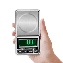 Báscula Digital de cocina con USB, balanza electrónica de bolsillo con retroiluminación, joyería de precisión, para alimentos, 100/200/300/500g/1kg/0,01/0,1g 2024 - compra barato