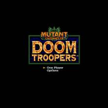 Mutant Chronicles - Doom Troopers USA версия 16 бит большая серая игровая карта для NTSC игрового игрока 2024 - купить недорого