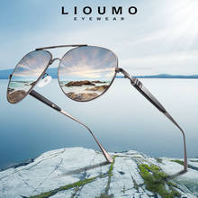 LIOUMO Brand Design Fashion Retro Pilot Sunglasses Men Polarized Outdoors Driving Sun Glasses Women Anti-Glare zonnebril heren 2024 - buy cheap