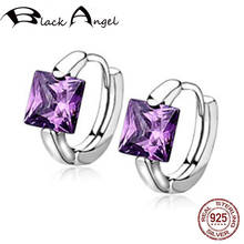 925 Sterling Silver Amethyst Clip Earrings for Women Fine Jewelry Wedding Engagement Valentine's Gift Purple Gemstone Earrings 2024 - buy cheap