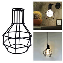 Vintage Style Retro Industrial Loft Iron Ceiling Cage Light Pendant Lamp Shade for Home Bedroom Living Room Decor 2024 - buy cheap