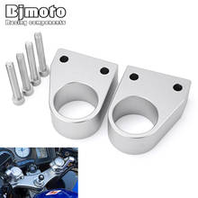 CNC 32mm/1.25 inch Motorcycle VFR 800 Aluminum Handlebar Riser Height up Adapters For Honda VFR800 2014 2015 2016 2017 2018 2024 - buy cheap