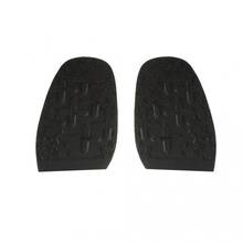 Reparación de zapatos antideslizantes, Media suela de goma, color negro, grosor 2,5mm, #2 2024 - compra barato