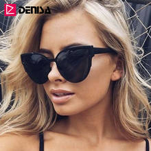 Солнцезащитные очки DENISA G9018 женские, винтажные Роскошные брендовые зеркальные солнечные очки с защитой от ультрафиолета, в стиле ретро, с че... 2024 - купить недорого