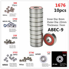 1pc OR 10PCS Roller Ball Bearings High Speed Seat Miniature Bearing Steel Shafts MR105-2RS 693zz625ZZ MR83 608 MrR63zz MR105-2RS 2024 - buy cheap