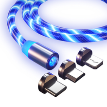 Cable magnético LED luminoso de carga rápida para Audi, A1, A2, A3, A4, A5, A6, A7, A8, Q2, Q3, Q5, Q7, Q8, R8, b5, b6, b7, b8, c6, c7, c8, 8v, 8p 2024 - compra barato