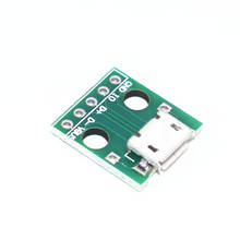 Conector hembra de 5 pines, MICRO USB A Adaptador DIP, convertidor para placa de circuito impreso tipo B 2024 - compra barato