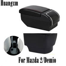 Console central para mazda 2/demio, acessório para carro, console de armazenamento com cinzeiro 2024 - compre barato