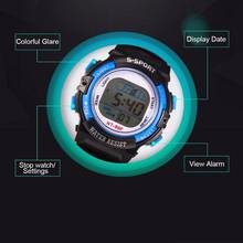 Часы мужские водонепроницаемые в стиле милитари, спортивные цифровые электронные наручные, в стиле милитари 2024 - купить недорого