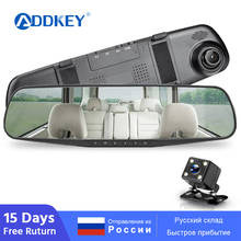 ADDKEY FHD 1080P Car Dvr Camera Auto 4.5 Inch Rearview Mirror Digital Video Recorder Dual Lens Registratory Camcorder dash cam 2024 - buy cheap