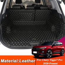 Alfombrilla personalizada para maletero trasero de coche, accesorio interno de forro de carga, impermeable, de cuero, para Chery Tiggo 7Pro, 2020-presente 2024 - compra barato