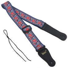 Guitar Strap Adjustable Printing Guitar Strap  with National Style Flowers Pattern for Acoustic Electric Bass Guitar 2024 - buy cheap
