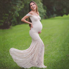 Maternity Photography Props Pregnancy Clothes Maxi Maternity Photography Dress Lace Fancy Sexy Maternity Dress For Photo Shoot 2024 - buy cheap