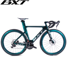 BXT Road Racing Bicycle super light T800 carbon 700C road bike frame 25C Wheels Complete bicycle racing bike with Disk Crankset 2024 - buy cheap