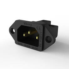 Viborg-enchufe de entrada IEC de cobre puro VI06BC, conector de alimentación AC 250V 15A, color negro, uds. 2024 - compra barato