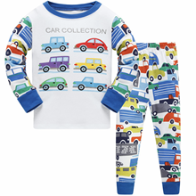 Conjunto de roupas infantis, pijama estampado para meninos e crianças 2024 - compre barato