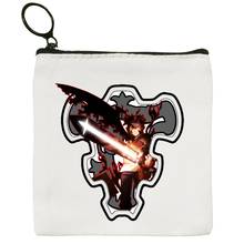 Black Clover Anime Japan Manga Asta Canvas Coin Purse Coin Purse Collection Canvas Bag Small Wallet Zipper Key Bag Hand Gift 2024 - buy cheap