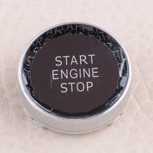 Capa de botão de parada do motor, de cristal prateado, estilo de carro para bmw, compatível com os modelos e84, e83, e87, e90, e91, e92, e93, e70, e71, e72, e89 2024 - compre barato