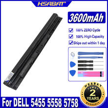 HSABAT M5Y1K 3600mAh Laptop Battery for DELL 5455 5558 3000 3560 3570 3560 15 3000 5759 Notebook Battery GXVJ3 HD4J0 KI85W 2024 - buy cheap