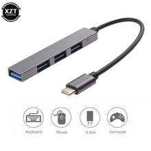 USB C HUB 4 Port Type C to USB 2.0 Splitter Converter OTG Adapter Cable for Macbook Pro iMac PC Laptop Notebook Accessories 2024 - buy cheap