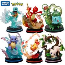 11CM Pokemon Collection Figures Dolls Pikachu Charmander Bulbasaur Squirtle Mewtwo Wartortle Cartoon Action Model Kids Toys 2024 - buy cheap
