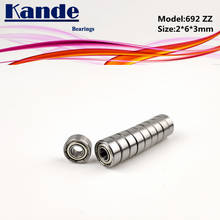 10pcs 692ZZ 692 ZZ Miniature Bearings ball mini  692 bearing 2x6x3 2024 - buy cheap